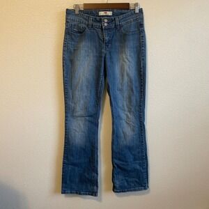 Levi's 525 Slender Bootcut Jeans‎ Low Rise Dark Wash Denim Women's Size 4